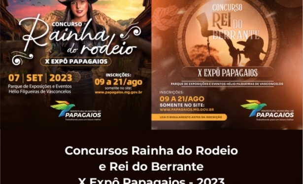 Regulamento do Concurso para Rainha da Festa do Peão 2023