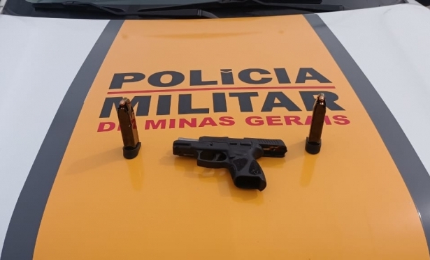 IDOSO  PRESO COM PISTOLA E MUNIES NA MG-170