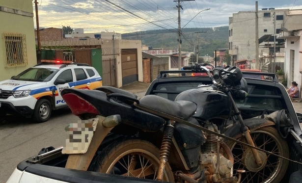 HOMEM  PRESO POR RECEPTAO DE MOTO FURTADA EM PITANGUI