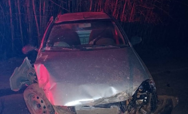 VECULO COLIDE COM CAMINHO ESTACIONADO E CAUSA ACIDENTE NA MG-420