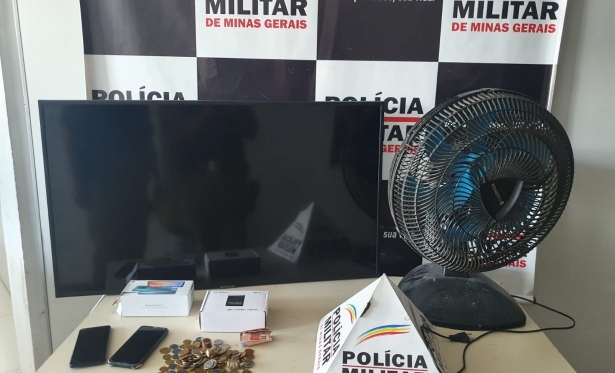 POLCIA MILITAR PRENDE SUPEITO DE FURTO EM NOVA SERRANA
