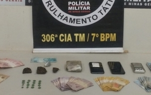 SUSPEITO DE TRFICO DE DROGAS  PRESO EM MORADA NOVA DE MINAS